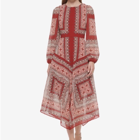 Vince Camuto Medallion print maxi dress - Picture 2 of 11